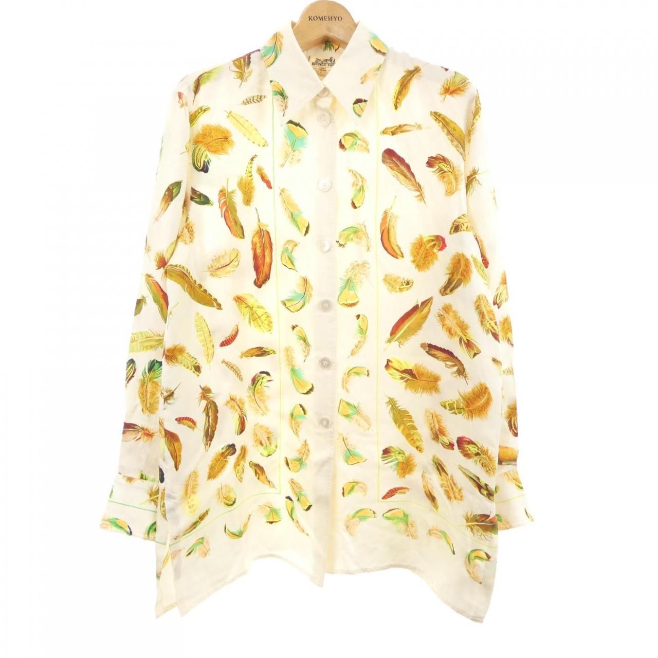 Hermes Plumes Twill Lane Shirt