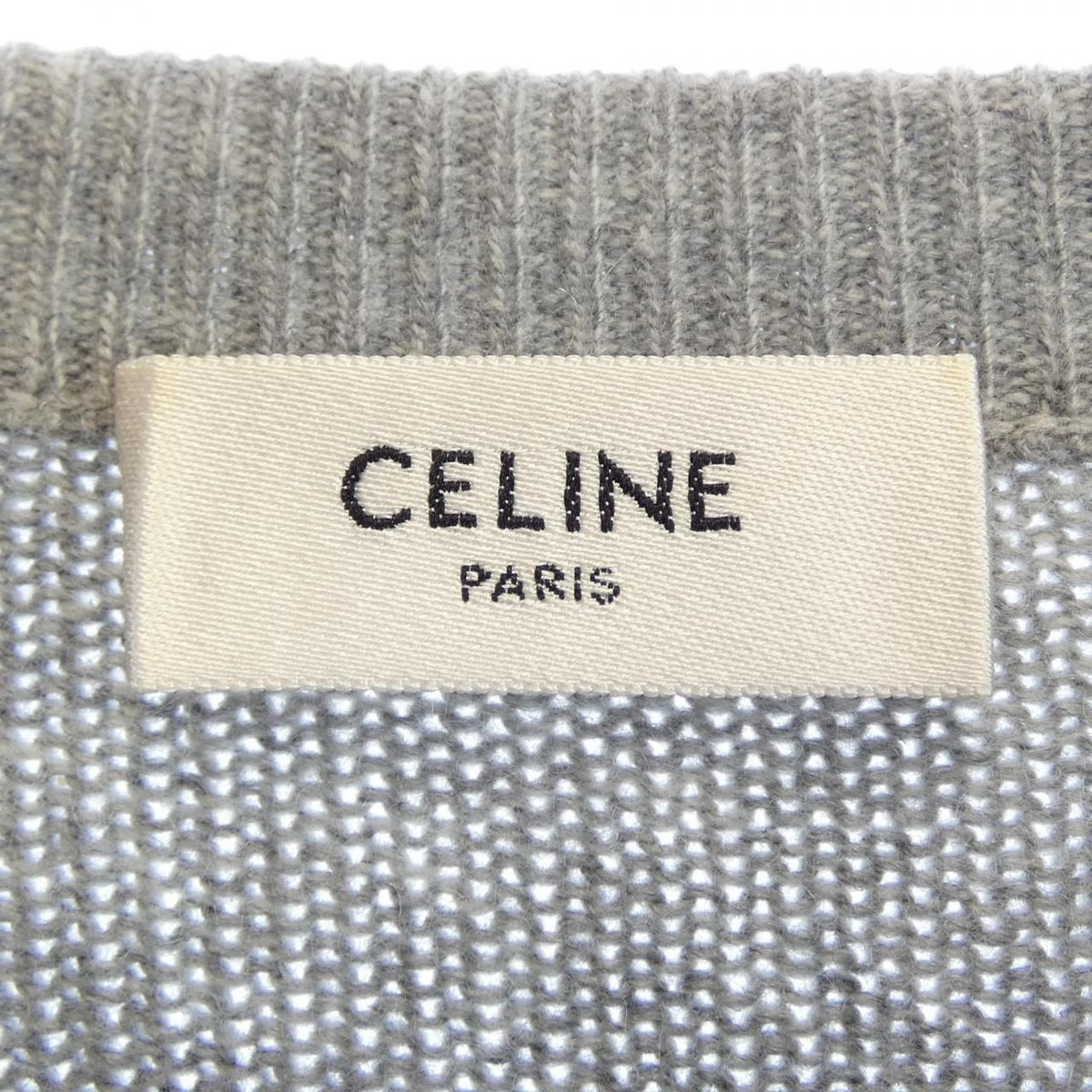 Celine Knit Sweater Gray — view 4