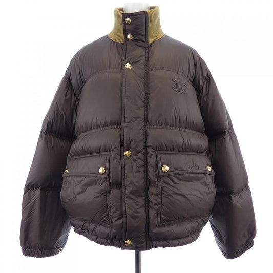 Celine Down Jacket Brown