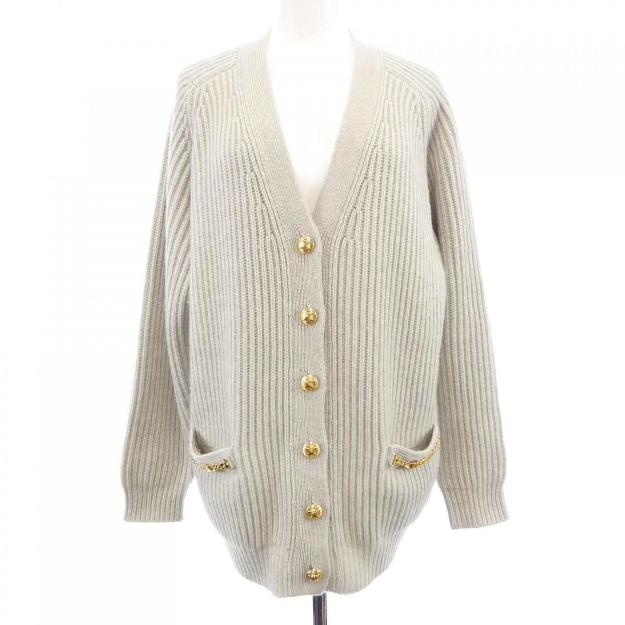 Celine Triomphe Cardigan Gray