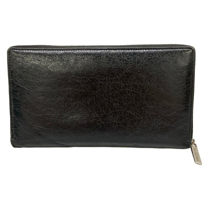 Balenciaga Wallet Monaco Continental Black Zip Around Leather — view 2