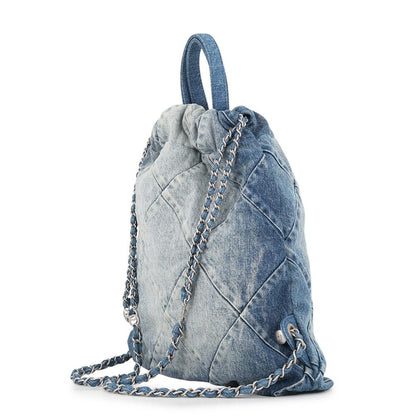 Chanel Backpack 22 Small Denim — view 2