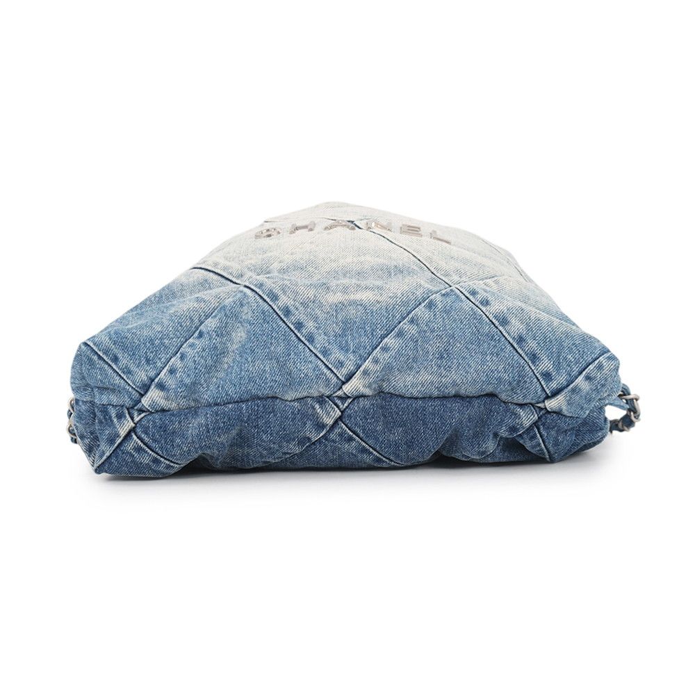 Chanel Backpack 22 Small Denim — view 3
