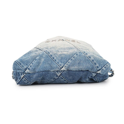 Chanel Backpack 22 Small Denim — view 3