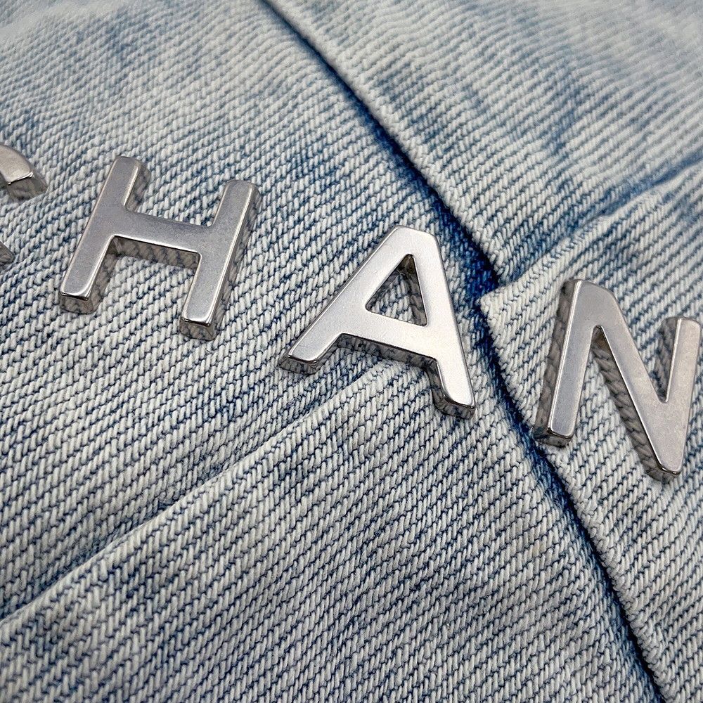 Chanel Backpack 22 Small Denim — view 8