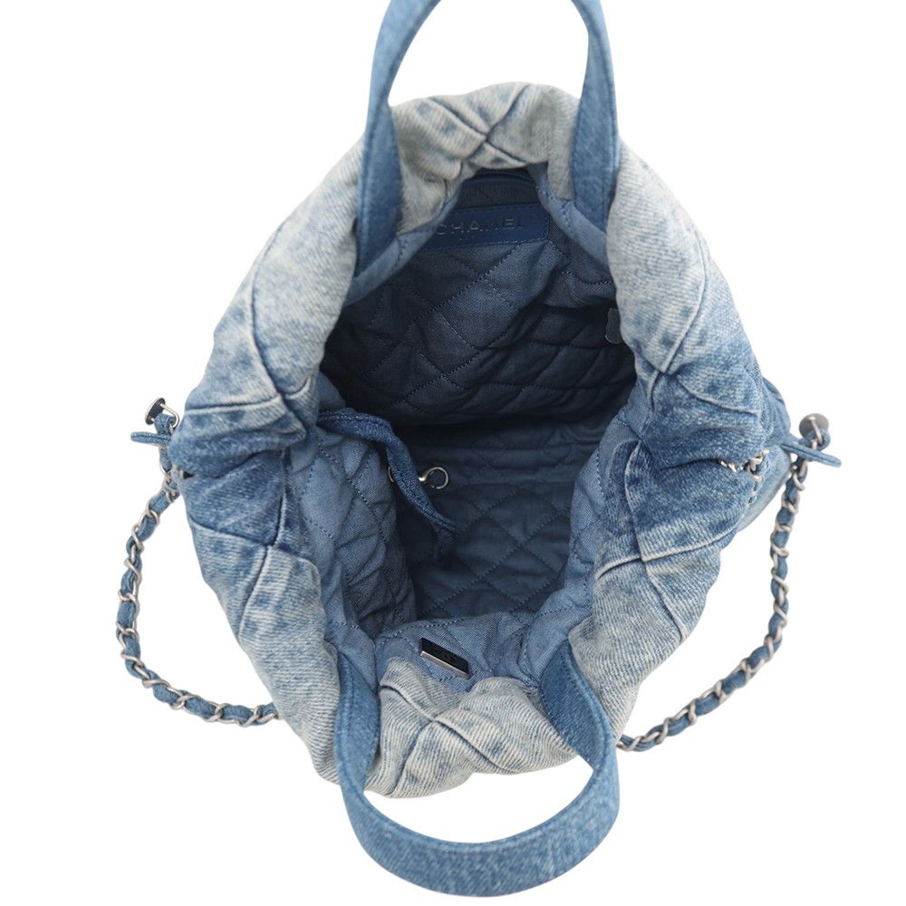 Chanel Backpack 22 Small Denim — view 5