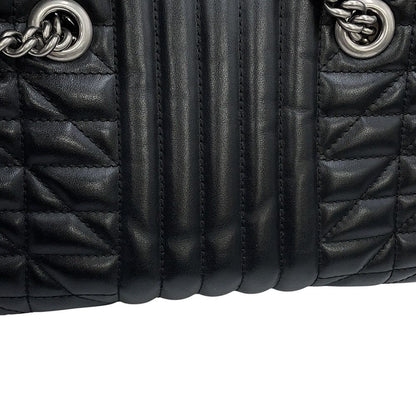 Gucci Tote Bag GG Marmont Chain Leather Black — view 8