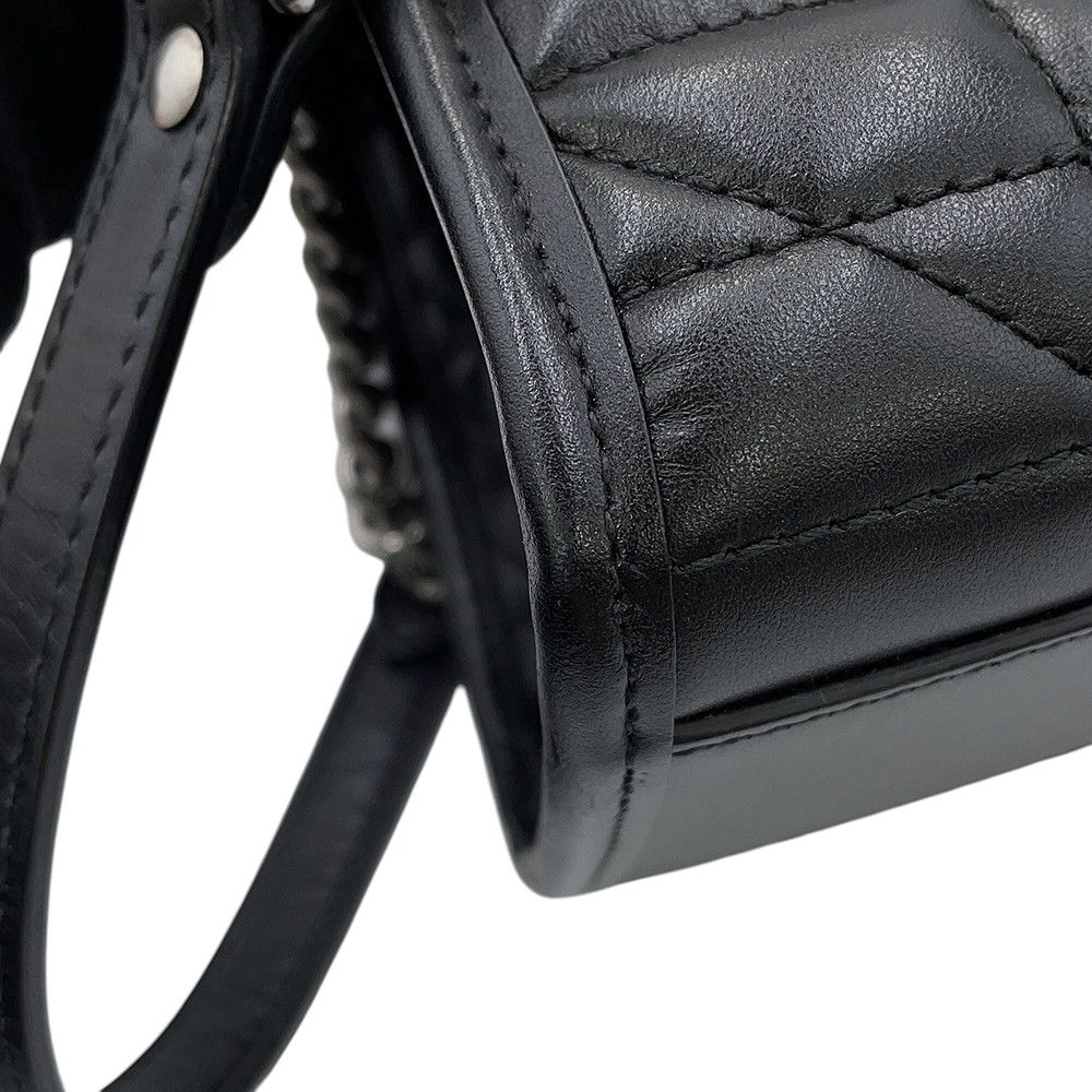 Gucci Tote Bag GG Marmont Chain Leather Black — view 6
