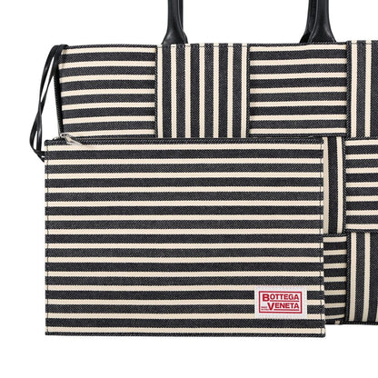 Bottega Veneta Tote Bag Maxi Intrecciato Arco Canvas — view 6