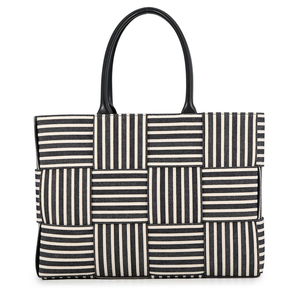 Bottega Veneta Tote Bag Maxi Intrecciato Arco Canvas