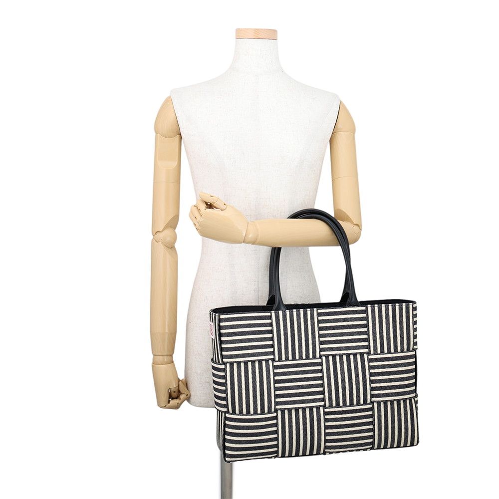Bottega Veneta Tote Bag Maxi Intrecciato Arco Canvas — view 4