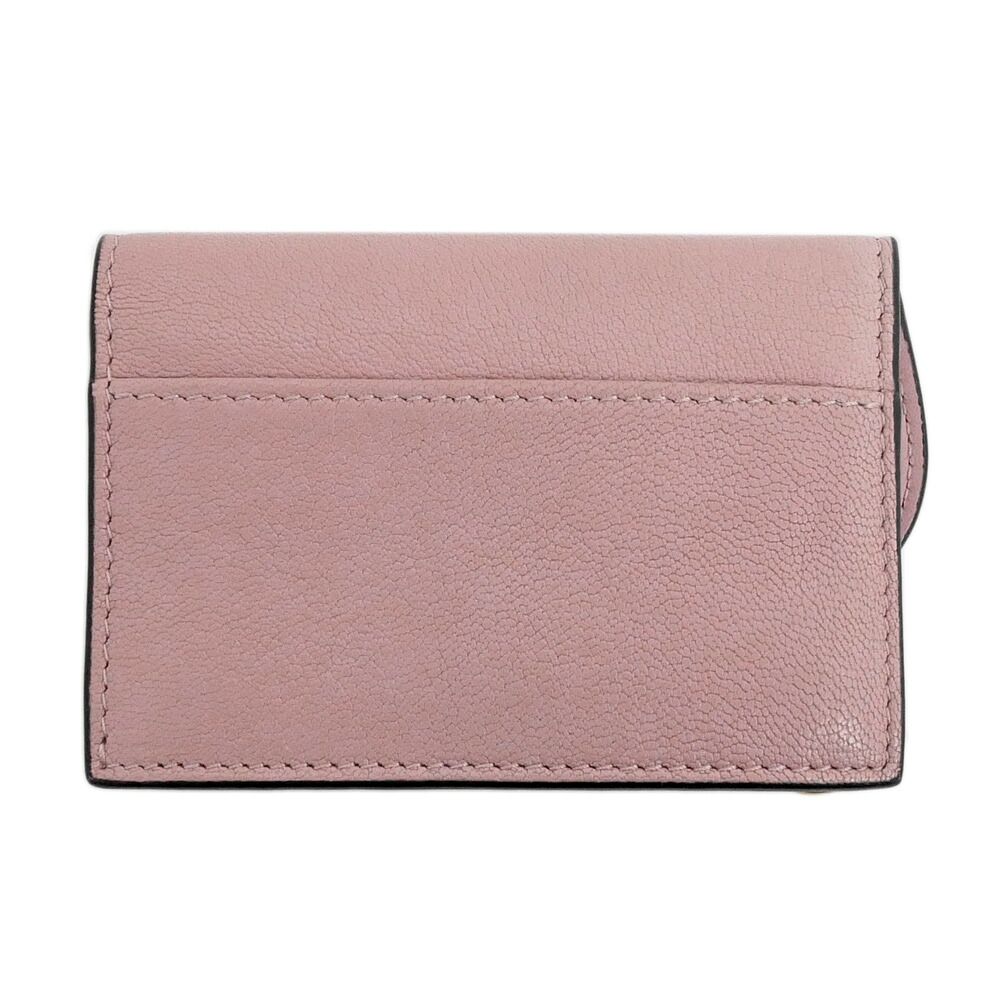 Dior Saddle Bloom Card Holder Pink Gold Case Business — view 2