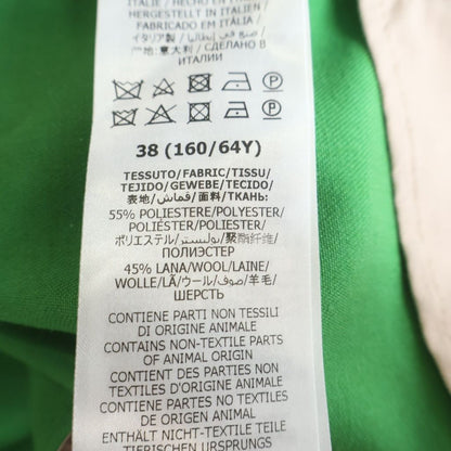 Gucci Resort Collection Wool Blend Flare Trousers Pants Green — view 7