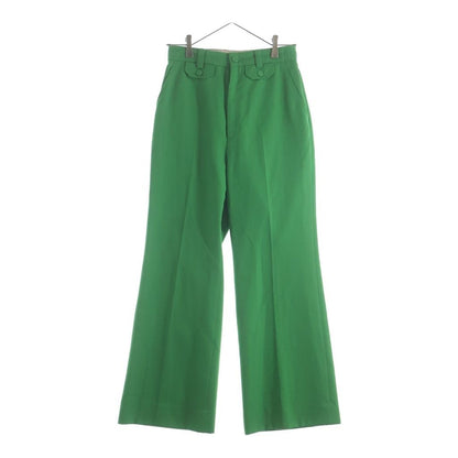Gucci Resort Collection Wool Blend Flare Trousers Pants Green