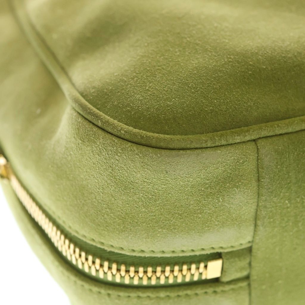 Miu Miu Beau Suede Bag Green — view 5