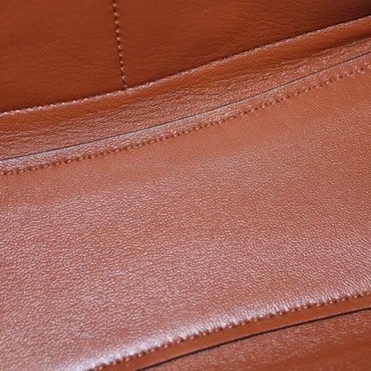 Balenciaga Bel Air Carryall Bag Mini Smooth Leather Brown — view 8