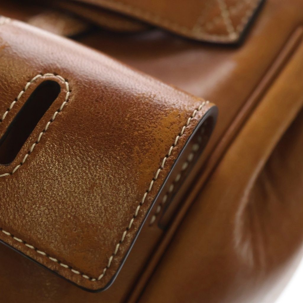 Balenciaga Bel Air Carryall Bag Mini Smooth Leather Brown — view 7
