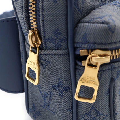 Louis Vuitton Bum Bag Outdoor Monogram Denim Navy Blue — view 7