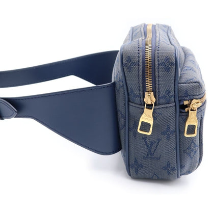 Louis Vuitton Bum Bag Outdoor Monogram Denim Navy Blue — view 3