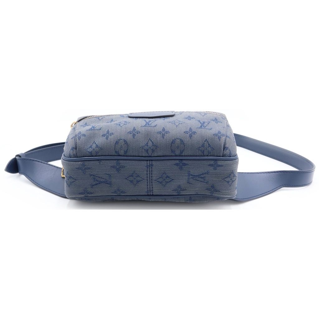 Louis Vuitton Bum Bag Outdoor Monogram Denim Navy Blue — view 4