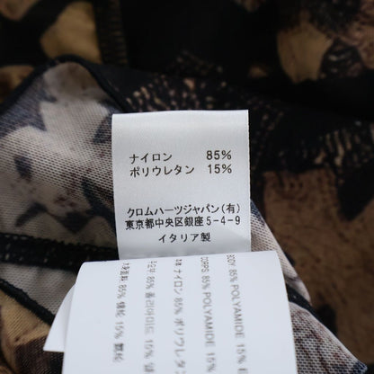 Chrome Hearts Sheer Mesh Tube Top Cross Pattern Brown — view 8