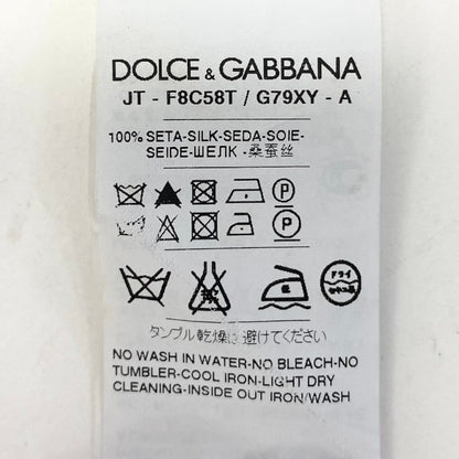 Dolce & Gabbana Floral Blouse Sleeveless Silk — view 8