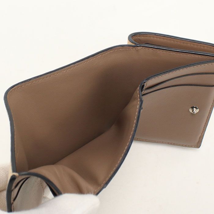 Loewe Trifold Wallet Anagram Soft Grain Calfskin — view 4