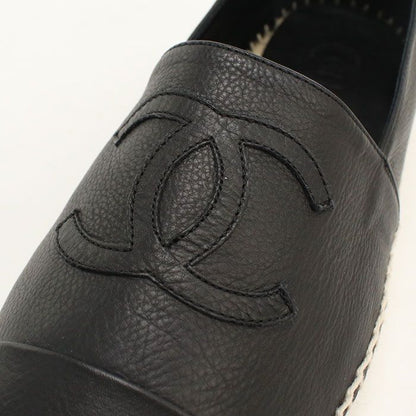 Chanel Espadrilles CC Logo Shoes Leather — view 5