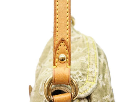 Louis Vuitton Monogram Denim Riken Mini Pleaty Handbag — view 8
