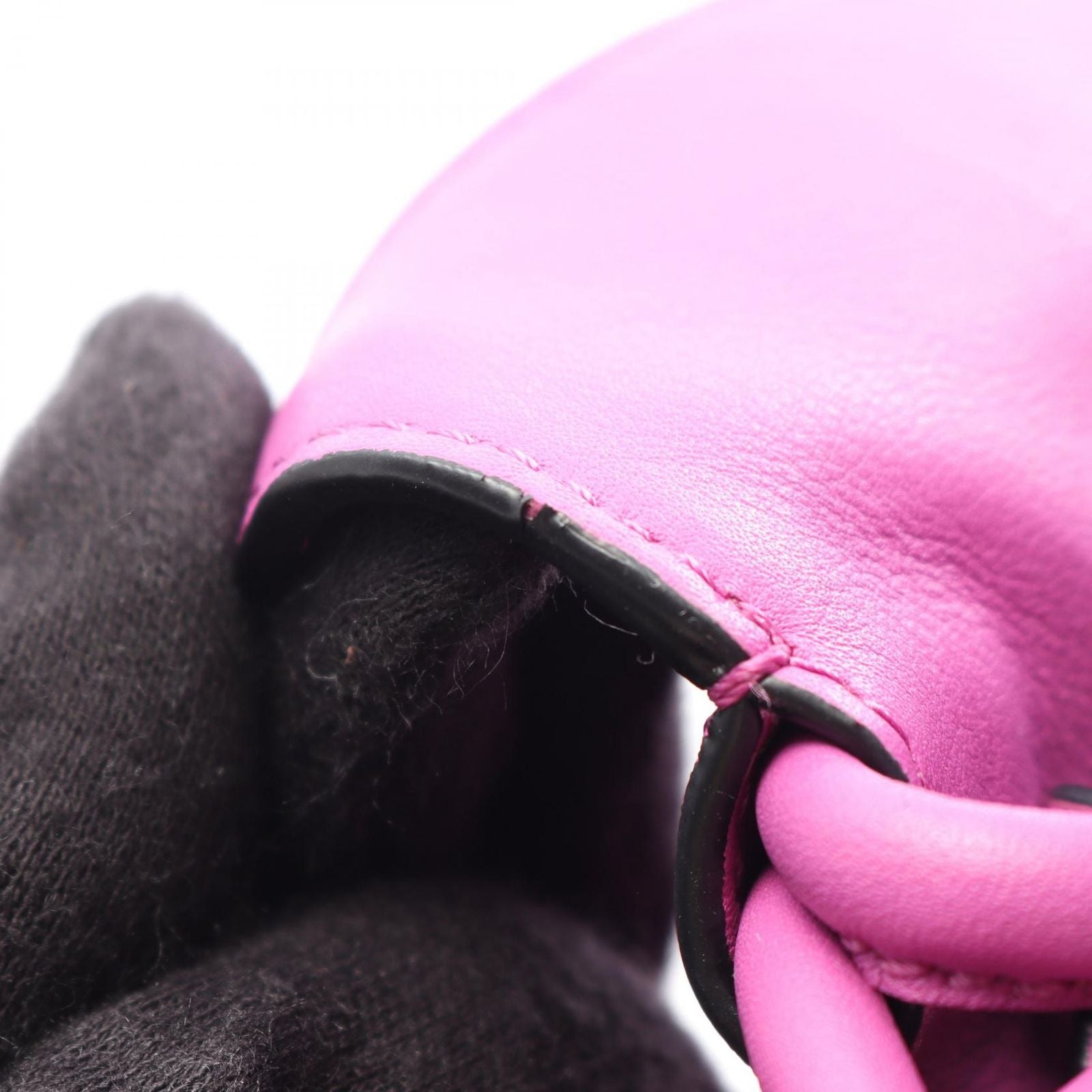 Loewe Shoulder Bag Flamenco Clutch Mini Purple Leather — view 6