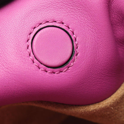 Loewe Shoulder Bag Flamenco Clutch Mini Purple Leather — view 5