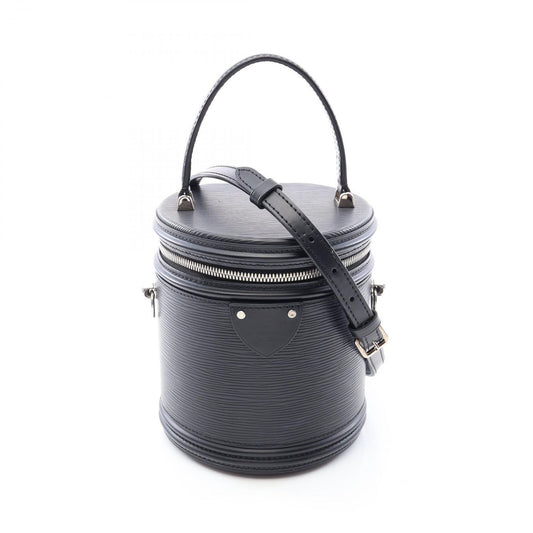 Louis Vuitton Handbag Cannes Epi Noir 2-Way Leather