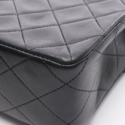 Chanel Shoulder Bag Mini Quilted 20 Black Lambskin Chain — view 6