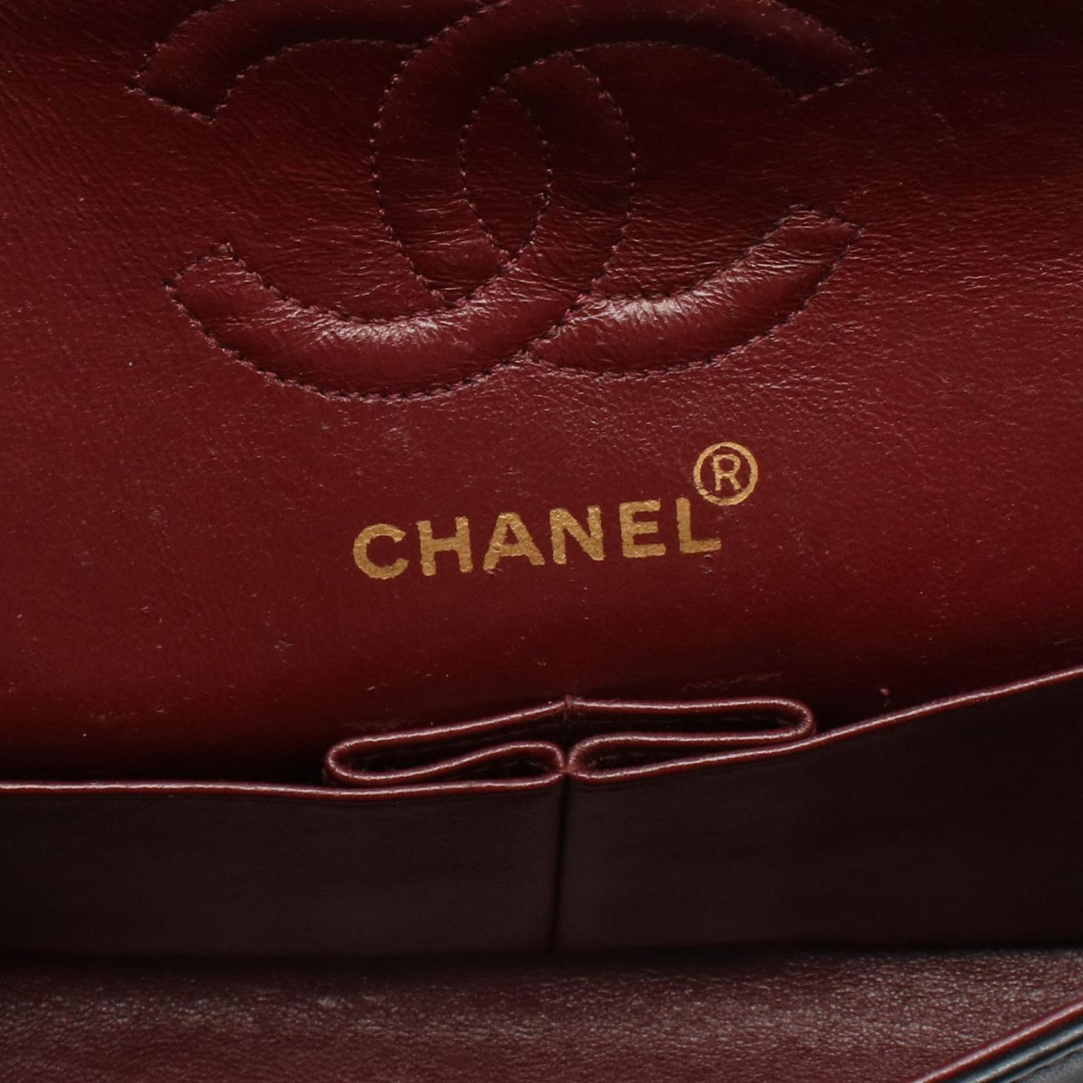 Chanel Shoulder Bag Quilted Double Flap Black Lambskin Chain — view 4