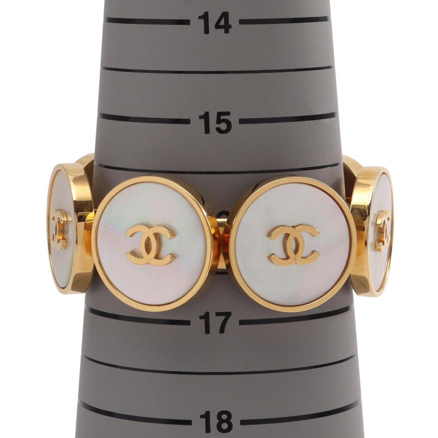 Chanel Bangle CC Logo Bracelet — view 4