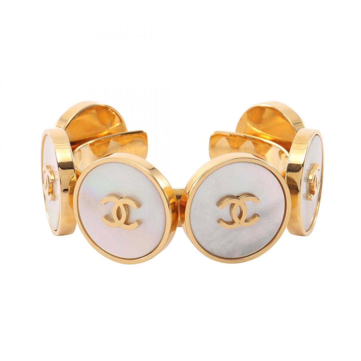 Chanel Bangle CC Logo Bracelet