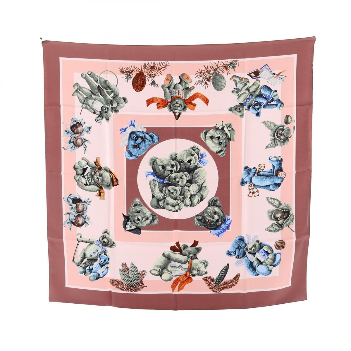 Hermes Scarf Carre 90 Confidents Des Coeurs Silk