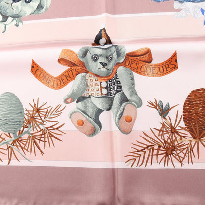 Hermes Scarf Carre 90 Confidents Des Coeurs Silk — view 5