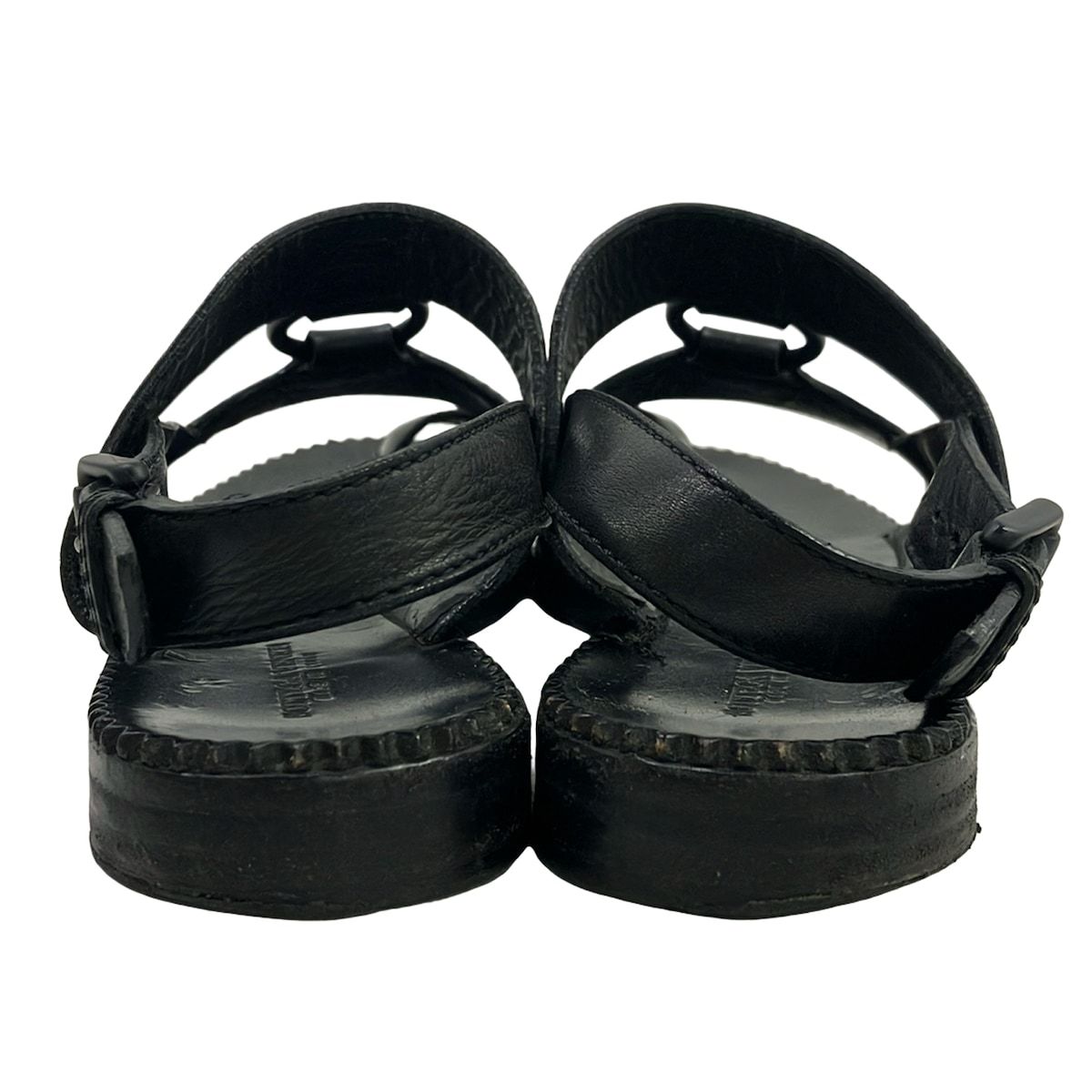 Bottega Veneta Sandals Black Leather — view 3