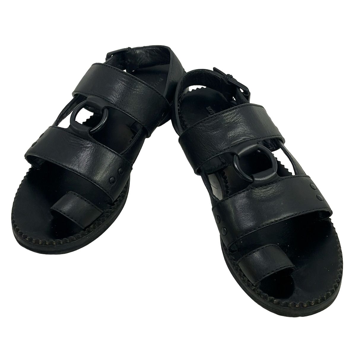 Bottega Veneta Sandals Black Leather — view 2