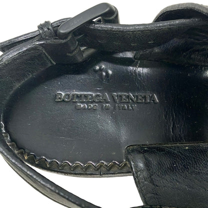 Bottega Veneta Sandals Black Leather — view 5