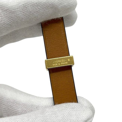 Hermes Bracelet Mini Dog Navy Swift Leather — view 8