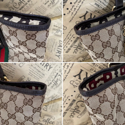 Gucci Tote Bag GG Canvas Sherry Line Business — view 7