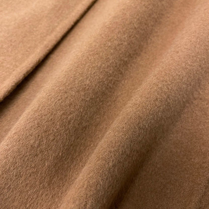 Max Mara Studio Long Gown Coat with Belt Wool Cashmere Blend L Camel — view 8