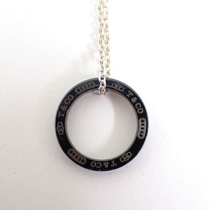 Tiffany & Co 1837 Titanium 925 Circle Necklace — view 6