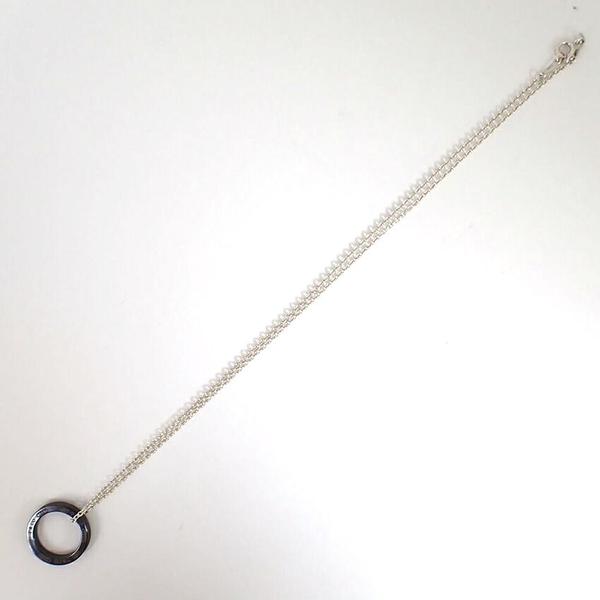 Tiffany & Co 1837 Titanium 925 Circle Necklace — view 4