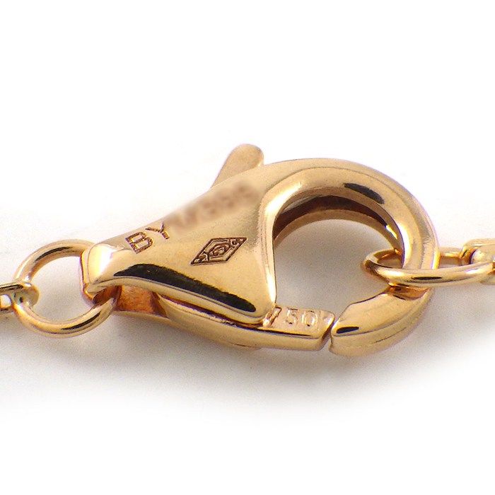 Cartier Bracelet Amulet 1 Point Diamond Onyx 18K Pink Gold — view 4