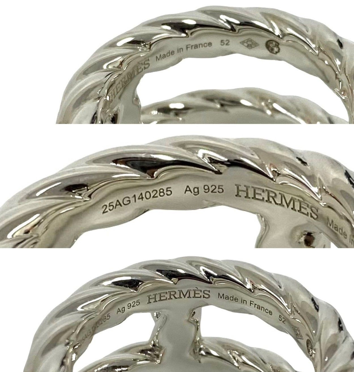 Hermes Aleya Ring 925 Sterling Silver — view 3