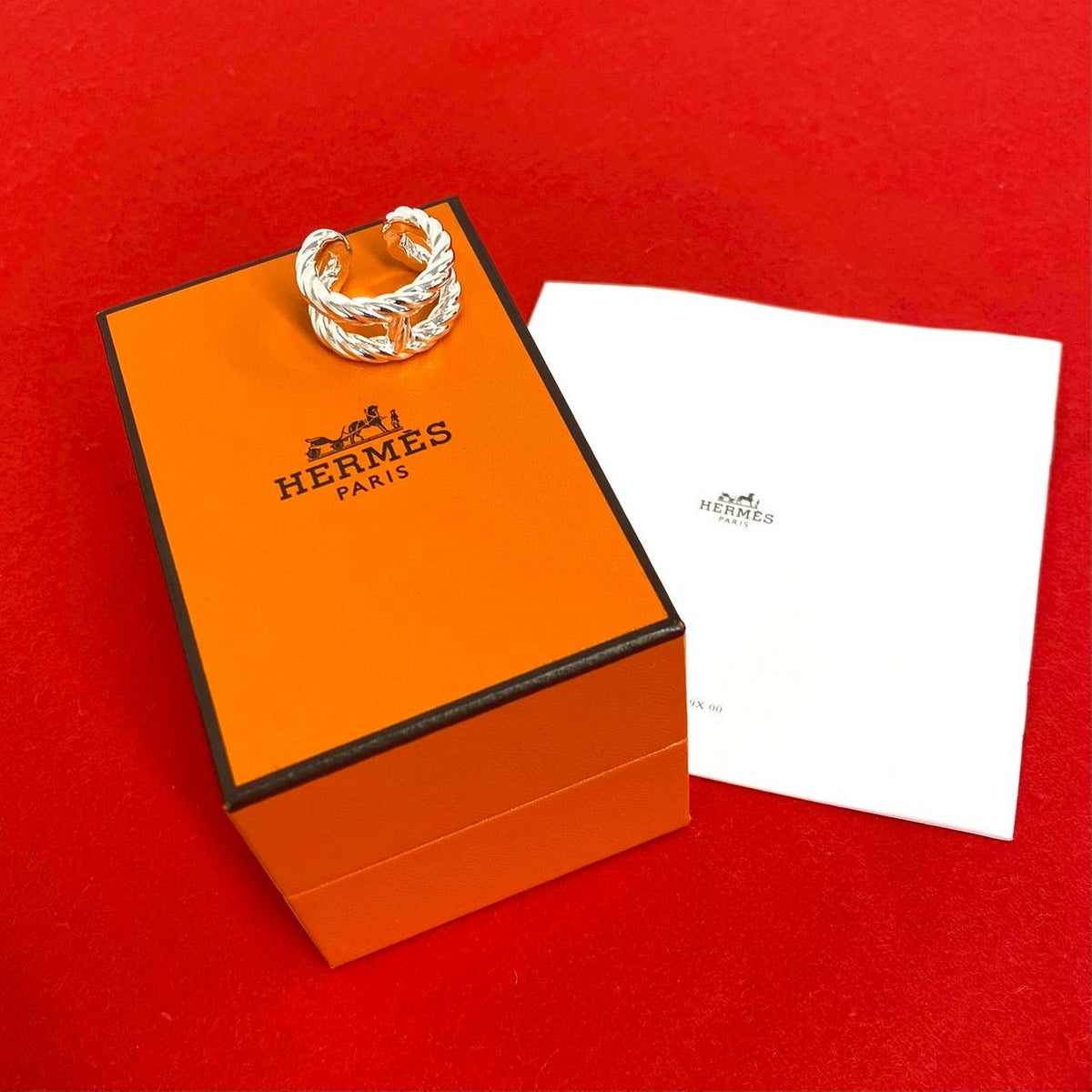 Hermes Aleya Ring 925 Sterling Silver