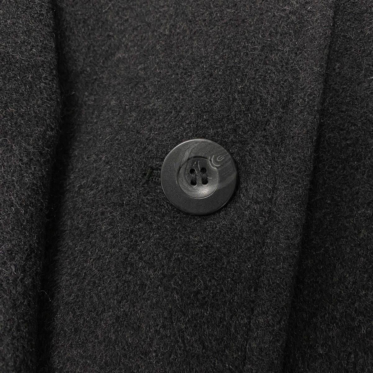 Max Mara Chesterfield a Line Wool Coat 38 Dark Gray — view 8